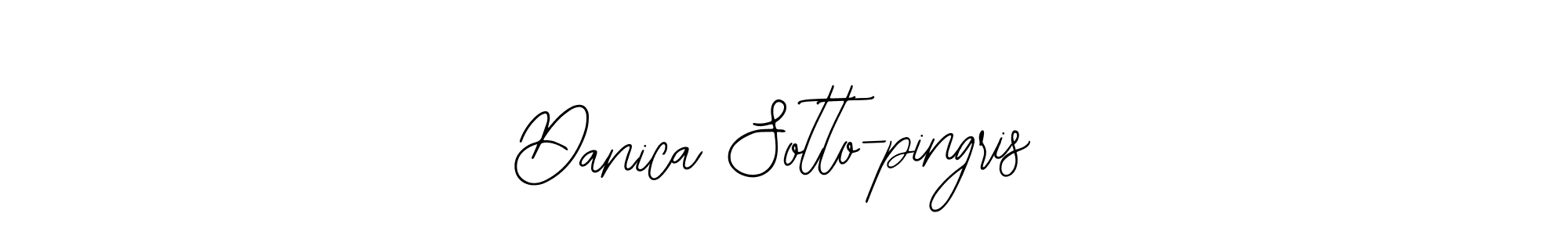 You should practise on your own different ways (Bearetta-2O07w) to write your name (Danica Sotto-pingris) in signature. don't let someone else do it for you. Danica Sotto-pingris signature style 12 images and pictures png