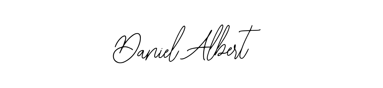 How to make Daniel Albert name signature. Use Bearetta-2O07w style for creating short signs online. This is the latest handwritten sign. Daniel Albert signature style 12 images and pictures png