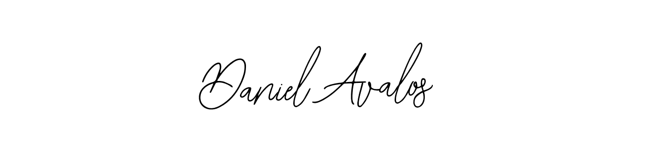 How to make Daniel Avalos name signature. Use Bearetta-2O07w style for creating short signs online. This is the latest handwritten sign. Daniel Avalos signature style 12 images and pictures png