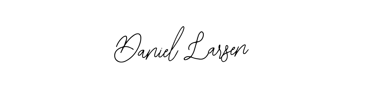 How to make Daniel Larsen name signature. Use Bearetta-2O07w style for creating short signs online. This is the latest handwritten sign. Daniel Larsen signature style 12 images and pictures png