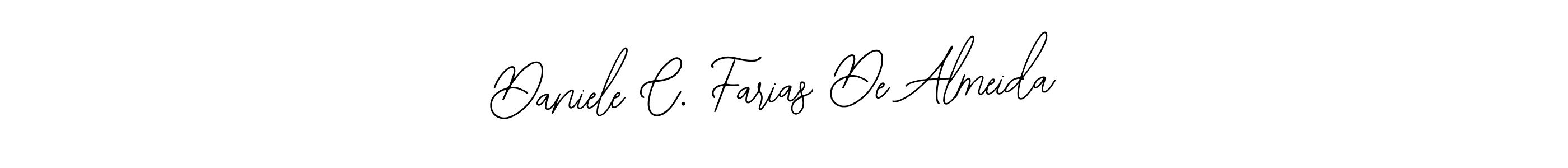 Also You can easily find your signature by using the search form. We will create Daniele C. Farias De Almeida name handwritten signature images for you free of cost using Bearetta-2O07w sign style. Daniele C. Farias De Almeida signature style 12 images and pictures png