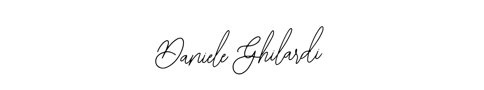 Bearetta-2O07w is a professional signature style that is perfect for those who want to add a touch of class to their signature. It is also a great choice for those who want to make their signature more unique. Get Daniele Ghilardi name to fancy signature for free. Daniele Ghilardi signature style 12 images and pictures png