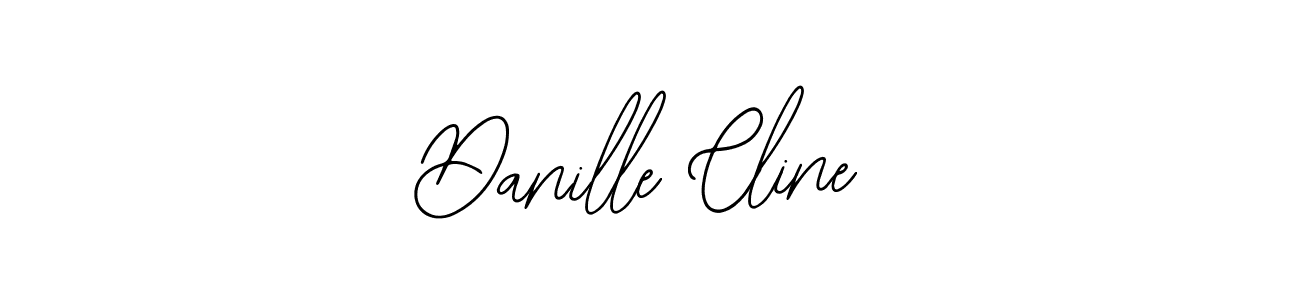 You should practise on your own different ways (Bearetta-2O07w) to write your name (Danille Cline) in signature. don't let someone else do it for you. Danille Cline signature style 12 images and pictures png