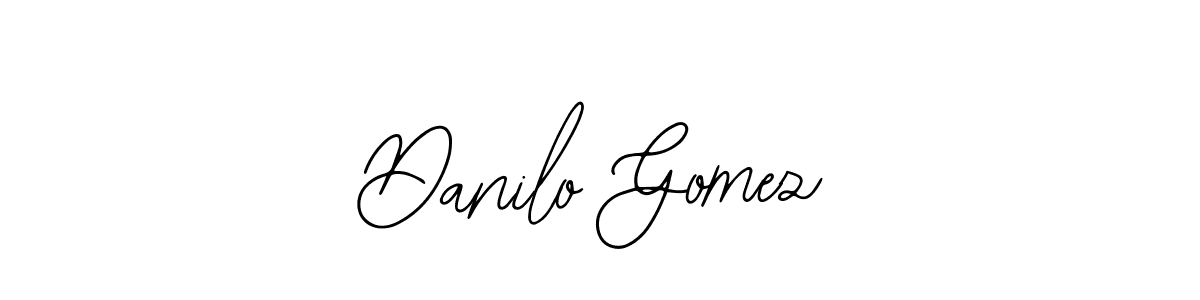 How to make Danilo Gomez name signature. Use Bearetta-2O07w style for creating short signs online. This is the latest handwritten sign. Danilo Gomez signature style 12 images and pictures png