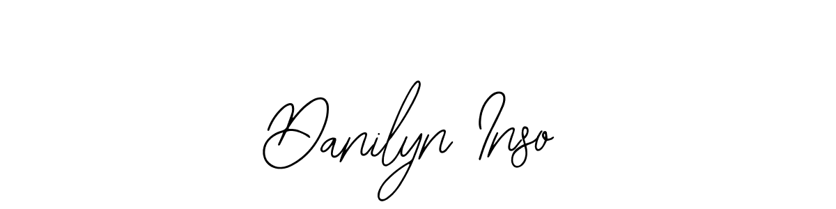 How to make Danilyn Inso name signature. Use Bearetta-2O07w style for creating short signs online. This is the latest handwritten sign. Danilyn Inso signature style 12 images and pictures png