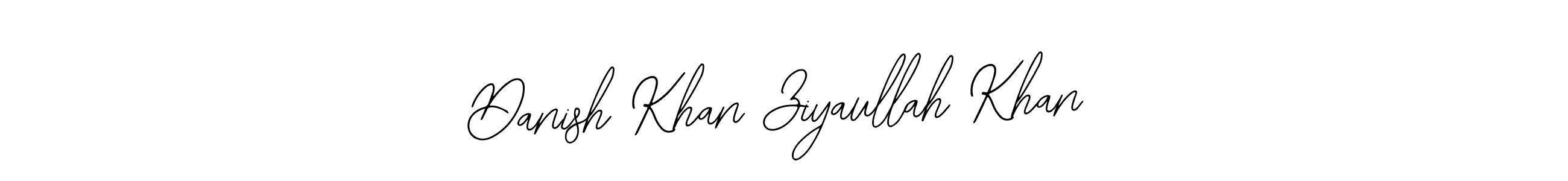 Make a beautiful signature design for name Danish Khan Ziyaullah Khan. With this signature (Bearetta-2O07w) style, you can create a handwritten signature for free. Danish Khan Ziyaullah Khan signature style 12 images and pictures png