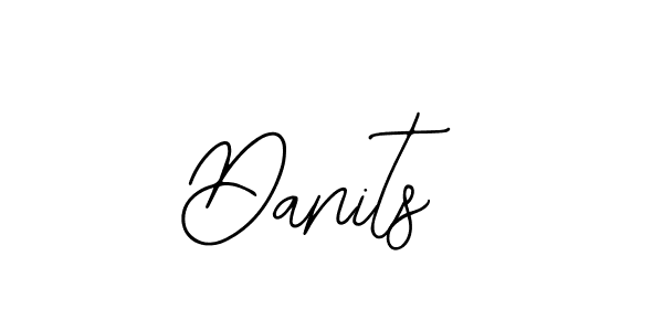Use a signature maker to create a handwritten signature online. With this signature software, you can design (Bearetta-2O07w) your own signature for name Danits. Danits signature style 12 images and pictures png