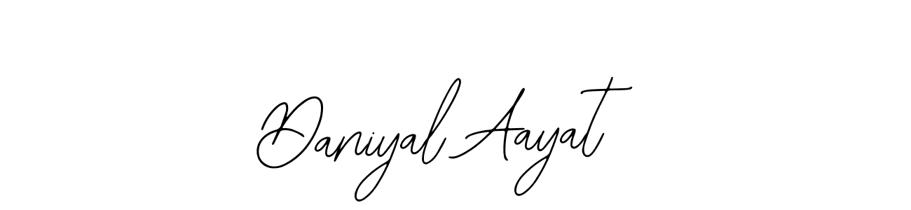 You can use this online signature creator to create a handwritten signature for the name Daniyal Aayat. This is the best online autograph maker. Daniyal Aayat signature style 12 images and pictures png