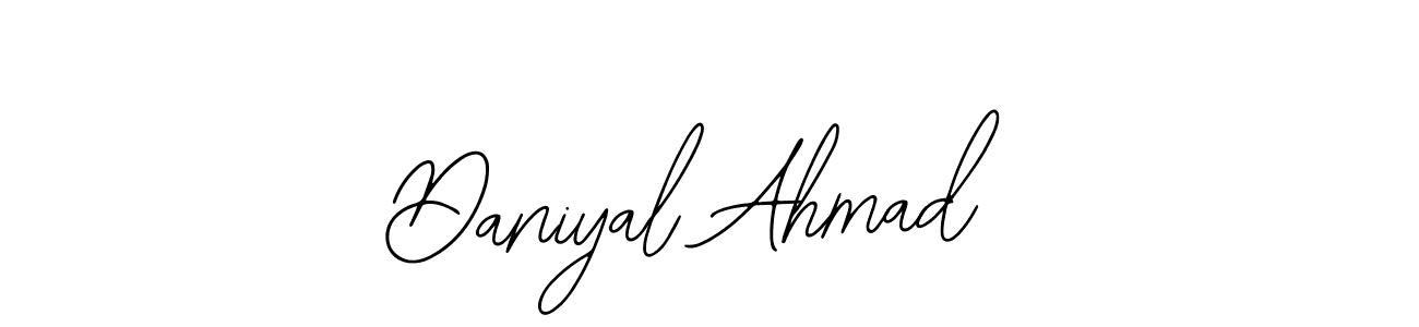 This is the best signature style for the Daniyal Ahmad name. Also you like these signature font (Bearetta-2O07w). Mix name signature. Daniyal Ahmad signature style 12 images and pictures png