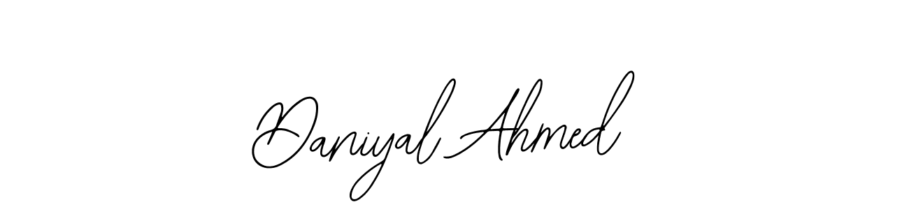 The best way (Bearetta-2O07w) to make a short signature is to pick only two or three words in your name. The name Daniyal Ahmed include a total of six letters. For converting this name. Daniyal Ahmed signature style 12 images and pictures png