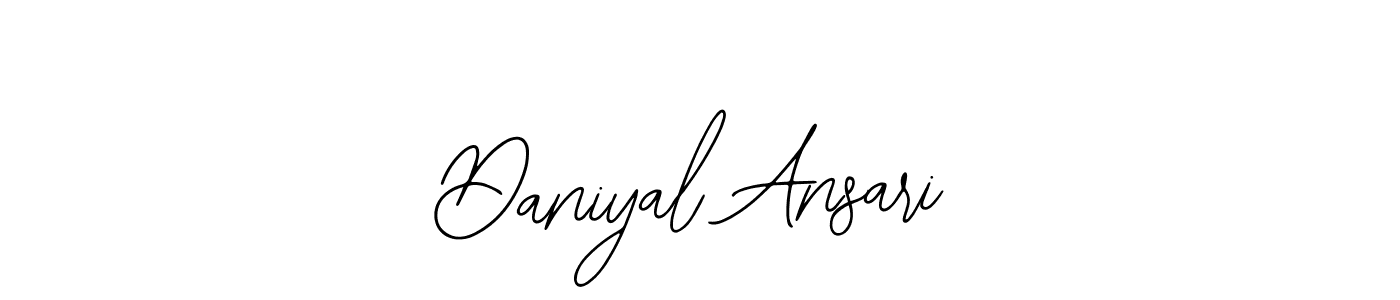 How to make Daniyal Ansari name signature. Use Bearetta-2O07w style for creating short signs online. This is the latest handwritten sign. Daniyal Ansari signature style 12 images and pictures png