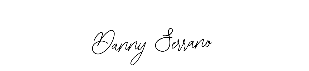 How to make Danny Serrano name signature. Use Bearetta-2O07w style for creating short signs online. This is the latest handwritten sign. Danny Serrano signature style 12 images and pictures png