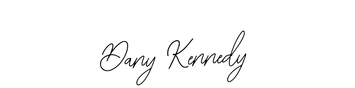 How to make Dany Kennedy name signature. Use Bearetta-2O07w style for creating short signs online. This is the latest handwritten sign. Dany Kennedy signature style 12 images and pictures png