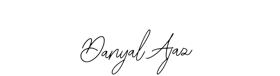 Bearetta-2O07w is a professional signature style that is perfect for those who want to add a touch of class to their signature. It is also a great choice for those who want to make their signature more unique. Get Danyal Ajaz name to fancy signature for free. Danyal Ajaz signature style 12 images and pictures png