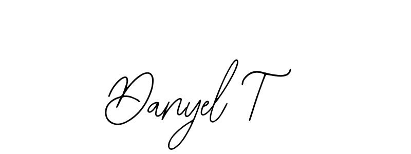 Design your own signature with our free online signature maker. With this signature software, you can create a handwritten (Bearetta-2O07w) signature for name Danyel T. Danyel T signature style 12 images and pictures png