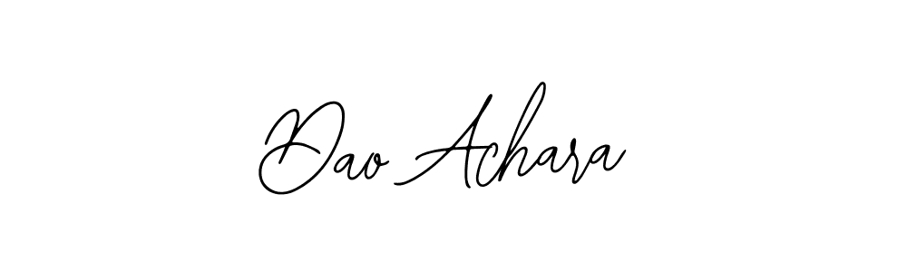 How to Draw Dao Achara signature style? Bearetta-2O07w is a latest design signature styles for name Dao Achara. Dao Achara signature style 12 images and pictures png