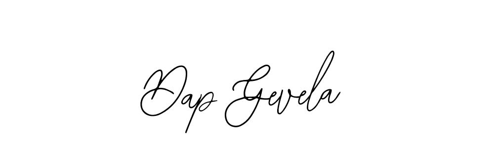 Dap Gevela stylish signature style. Best Handwritten Sign (Bearetta-2O07w) for my name. Handwritten Signature Collection Ideas for my name Dap Gevela. Dap Gevela signature style 12 images and pictures png