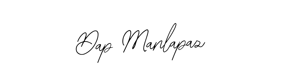 Use a signature maker to create a handwritten signature online. With this signature software, you can design (Bearetta-2O07w) your own signature for name Dap Manlapaz. Dap Manlapaz signature style 12 images and pictures png