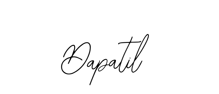 You should practise on your own different ways (Bearetta-2O07w) to write your name (Dapatil) in signature. don't let someone else do it for you. Dapatil signature style 12 images and pictures png