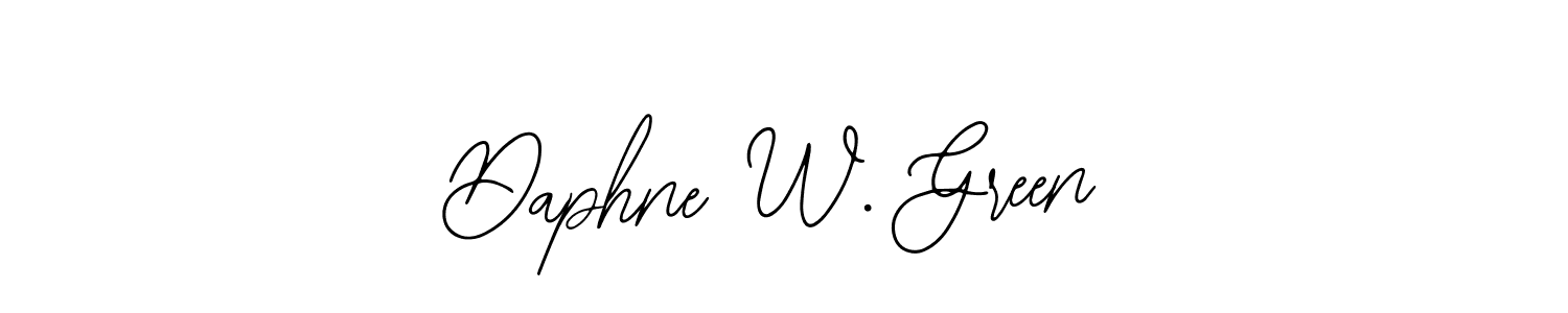 This is the best signature style for the Daphne W. Green name. Also you like these signature font (Bearetta-2O07w). Mix name signature. Daphne W. Green signature style 12 images and pictures png