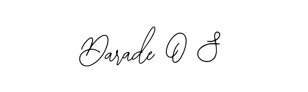 It looks lik you need a new signature style for name Darade O S. Design unique handwritten (Bearetta-2O07w) signature with our free signature maker in just a few clicks. Darade O S signature style 12 images and pictures png