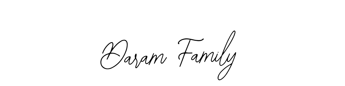 Daram Family stylish signature style. Best Handwritten Sign (Bearetta-2O07w) for my name. Handwritten Signature Collection Ideas for my name Daram Family. Daram Family signature style 12 images and pictures png