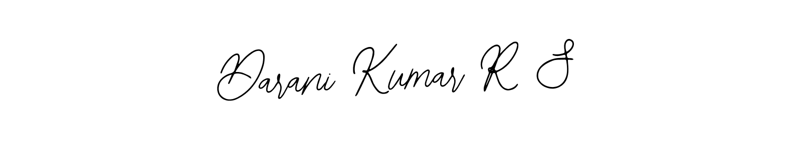Also we have Darani Kumar R S name is the best signature style. Create professional handwritten signature collection using Bearetta-2O07w autograph style. Darani Kumar R S signature style 12 images and pictures png