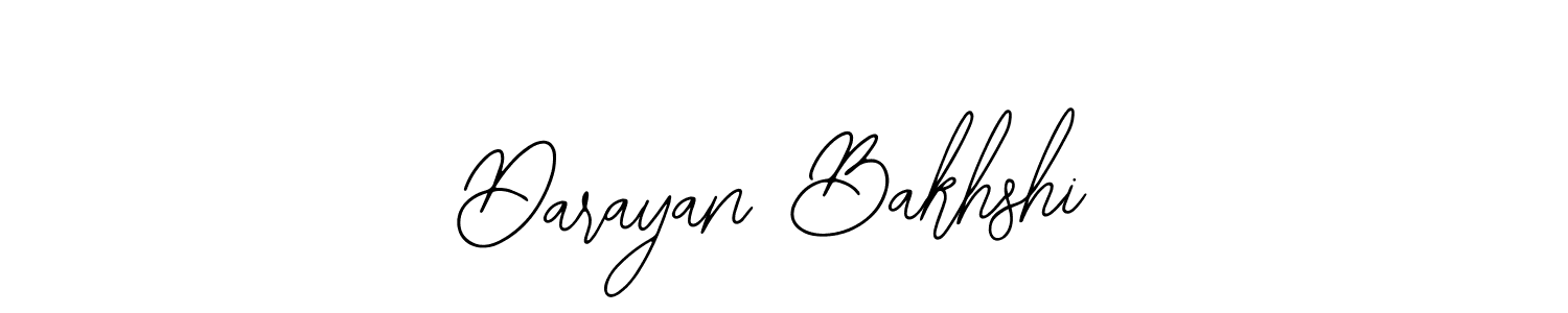 How to make Darayan Bakhshi name signature. Use Bearetta-2O07w style for creating short signs online. This is the latest handwritten sign. Darayan Bakhshi signature style 12 images and pictures png