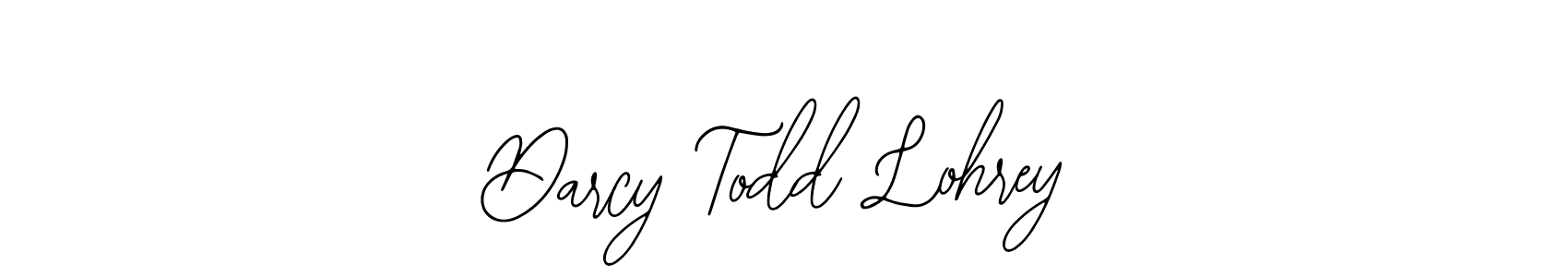 How to make Darcy Todd Lohrey name signature. Use Bearetta-2O07w style for creating short signs online. This is the latest handwritten sign. Darcy Todd Lohrey signature style 12 images and pictures png