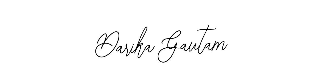 Darika Gautam stylish signature style. Best Handwritten Sign (Bearetta-2O07w) for my name. Handwritten Signature Collection Ideas for my name Darika Gautam. Darika Gautam signature style 12 images and pictures png