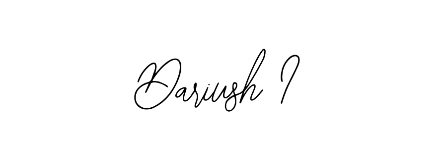 if you are searching for the best signature style for your name Dariush I. so please give up your signature search. here we have designed multiple signature styles  using Bearetta-2O07w. Dariush I signature style 12 images and pictures png