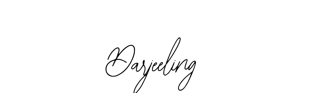 if you are searching for the best signature style for your name Darjeeling. so please give up your signature search. here we have designed multiple signature styles  using Bearetta-2O07w. Darjeeling signature style 12 images and pictures png