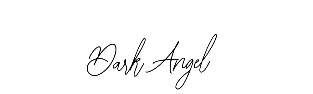 How to make Dark Angel name signature. Use Bearetta-2O07w style for creating short signs online. This is the latest handwritten sign. Dark Angel signature style 12 images and pictures png