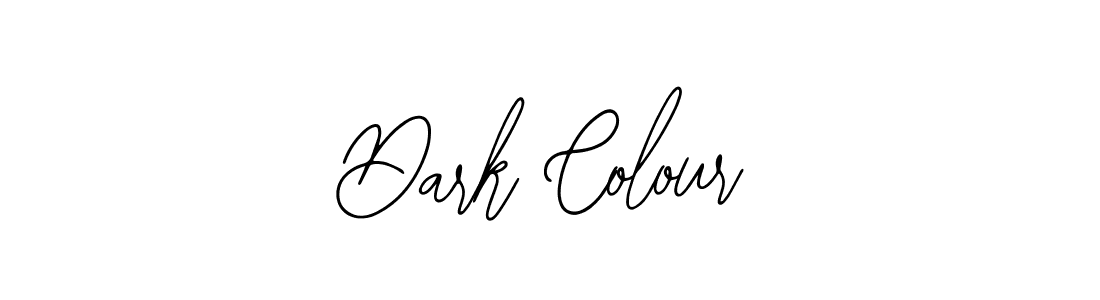 How to make Dark Colour name signature. Use Bearetta-2O07w style for creating short signs online. This is the latest handwritten sign. Dark Colour signature style 12 images and pictures png