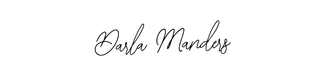 How to make Darla Manders name signature. Use Bearetta-2O07w style for creating short signs online. This is the latest handwritten sign. Darla Manders signature style 12 images and pictures png