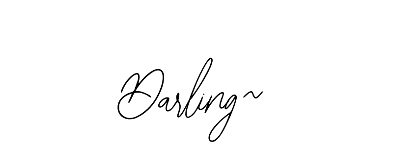 How to make Darling~ name signature. Use Bearetta-2O07w style for creating short signs online. This is the latest handwritten sign. Darling~ signature style 12 images and pictures png