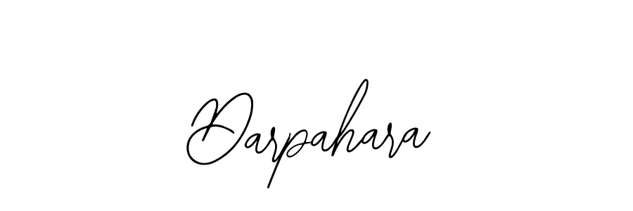 How to make Darpahara name signature. Use Bearetta-2O07w style for creating short signs online. This is the latest handwritten sign. Darpahara signature style 12 images and pictures png