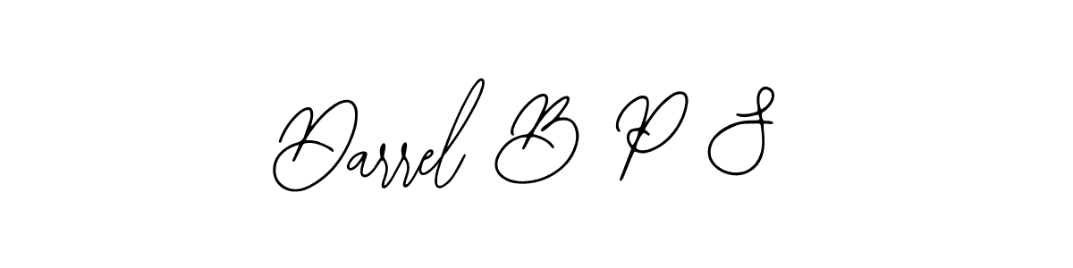 Also we have Darrel B P S name is the best signature style. Create professional handwritten signature collection using Bearetta-2O07w autograph style. Darrel B P S signature style 12 images and pictures png