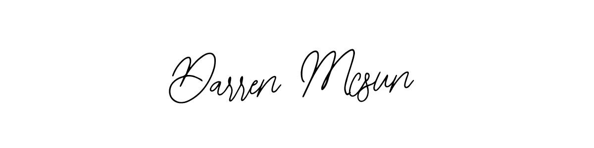 Use a signature maker to create a handwritten signature online. With this signature software, you can design (Bearetta-2O07w) your own signature for name Darren Mcsun. Darren Mcsun signature style 12 images and pictures png