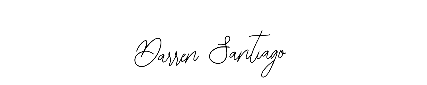 The best way (Bearetta-2O07w) to make a short signature is to pick only two or three words in your name. The name Darren Santiago include a total of six letters. For converting this name. Darren Santiago signature style 12 images and pictures png