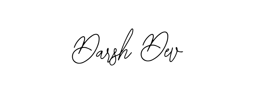 Also we have Darsh Dev name is the best signature style. Create professional handwritten signature collection using Bearetta-2O07w autograph style. Darsh Dev signature style 12 images and pictures png