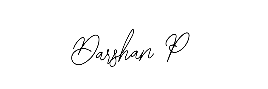 Make a beautiful signature design for name Darshan P. With this signature (Bearetta-2O07w) style, you can create a handwritten signature for free. Darshan P signature style 12 images and pictures png