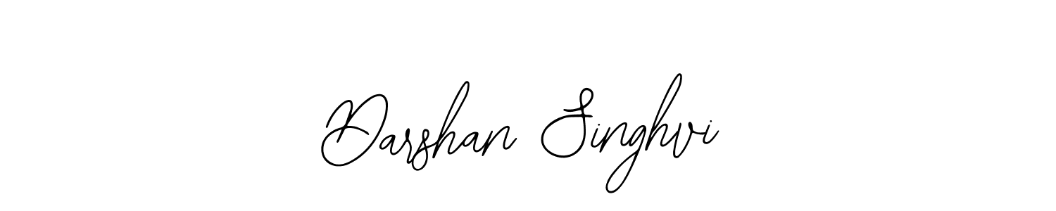 Design your own signature with our free online signature maker. With this signature software, you can create a handwritten (Bearetta-2O07w) signature for name Darshan Singhvi. Darshan Singhvi signature style 12 images and pictures png