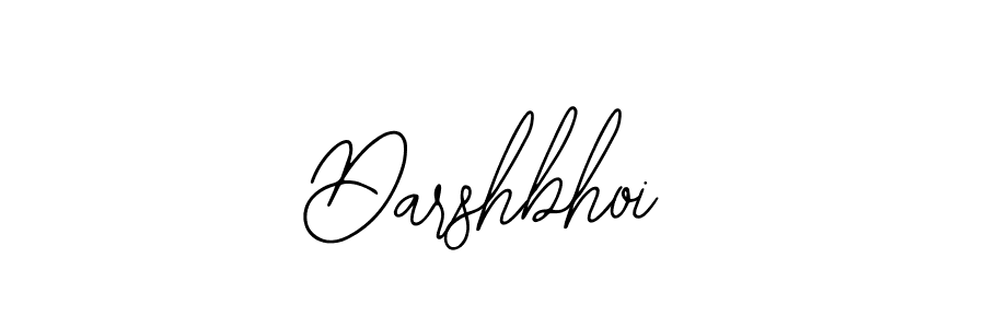 Design your own signature with our free online signature maker. With this signature software, you can create a handwritten (Bearetta-2O07w) signature for name Darshbhoi. Darshbhoi signature style 12 images and pictures png