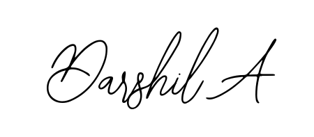 Get inspired by this graceful Bearetta-2O07w signature style for name Darshil A. Smooth loops and balanced proportions for everyday use. Darshil A signature style 12 images and pictures png