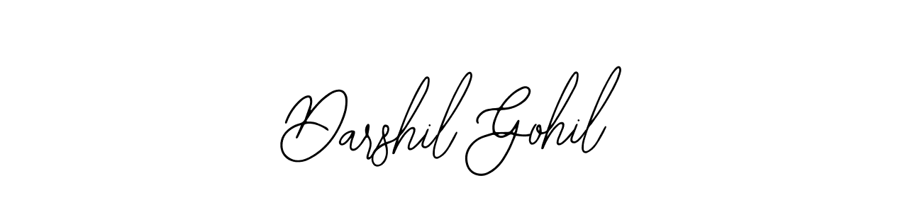 Make a beautiful signature design for name Darshil Gohil. Use this online signature maker to create a handwritten signature for free. Darshil Gohil signature style 12 images and pictures png