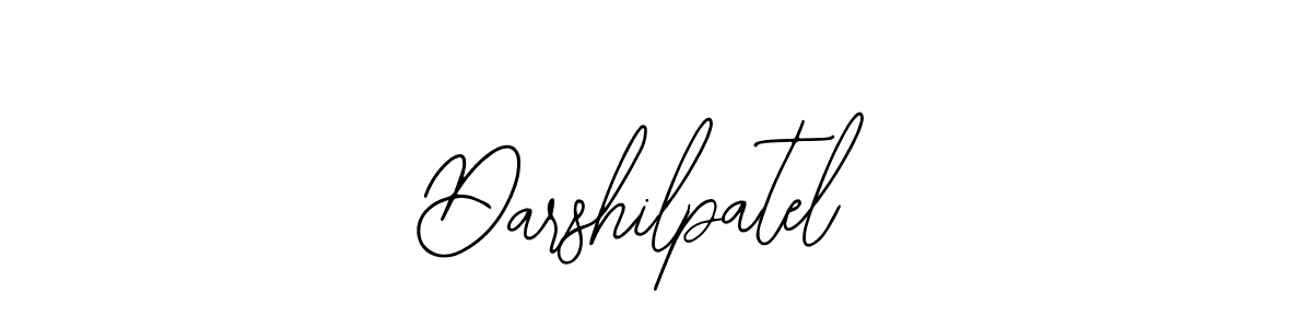 Design your own signature with our free online signature maker. With this signature software, you can create a handwritten (Bearetta-2O07w) signature for name Darshilpatel. Darshilpatel signature style 12 images and pictures png