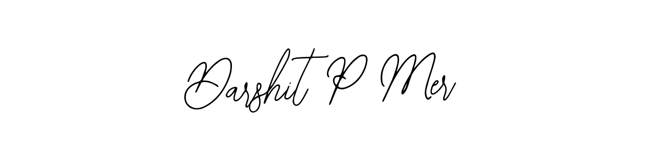 Use a signature maker to create a handwritten signature online. With this signature software, you can design (Bearetta-2O07w) your own signature for name Darshit P Mer. Darshit P Mer signature style 12 images and pictures png