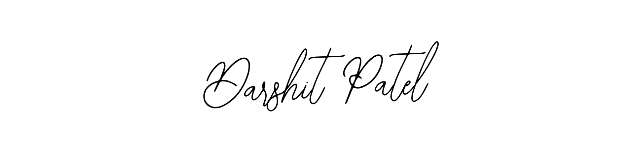 Make a beautiful signature design for name Darshit Patel. With this signature (Bearetta-2O07w) style, you can create a handwritten signature for free. Darshit Patel signature style 12 images and pictures png