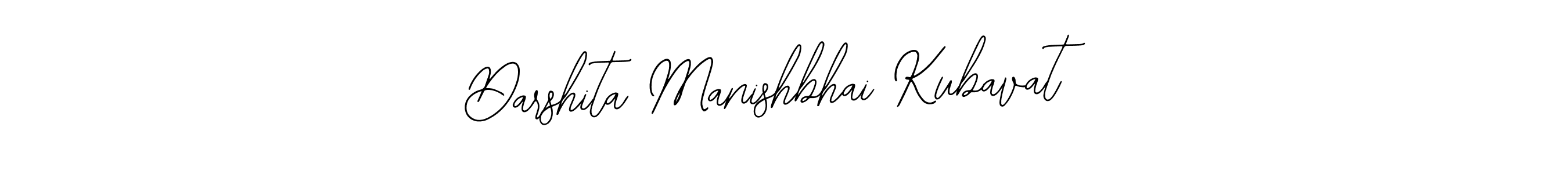 It looks lik you need a new signature style for name Darshita Manishbhai Kubavat. Design unique handwritten (Bearetta-2O07w) signature with our free signature maker in just a few clicks. Darshita Manishbhai Kubavat signature style 12 images and pictures png